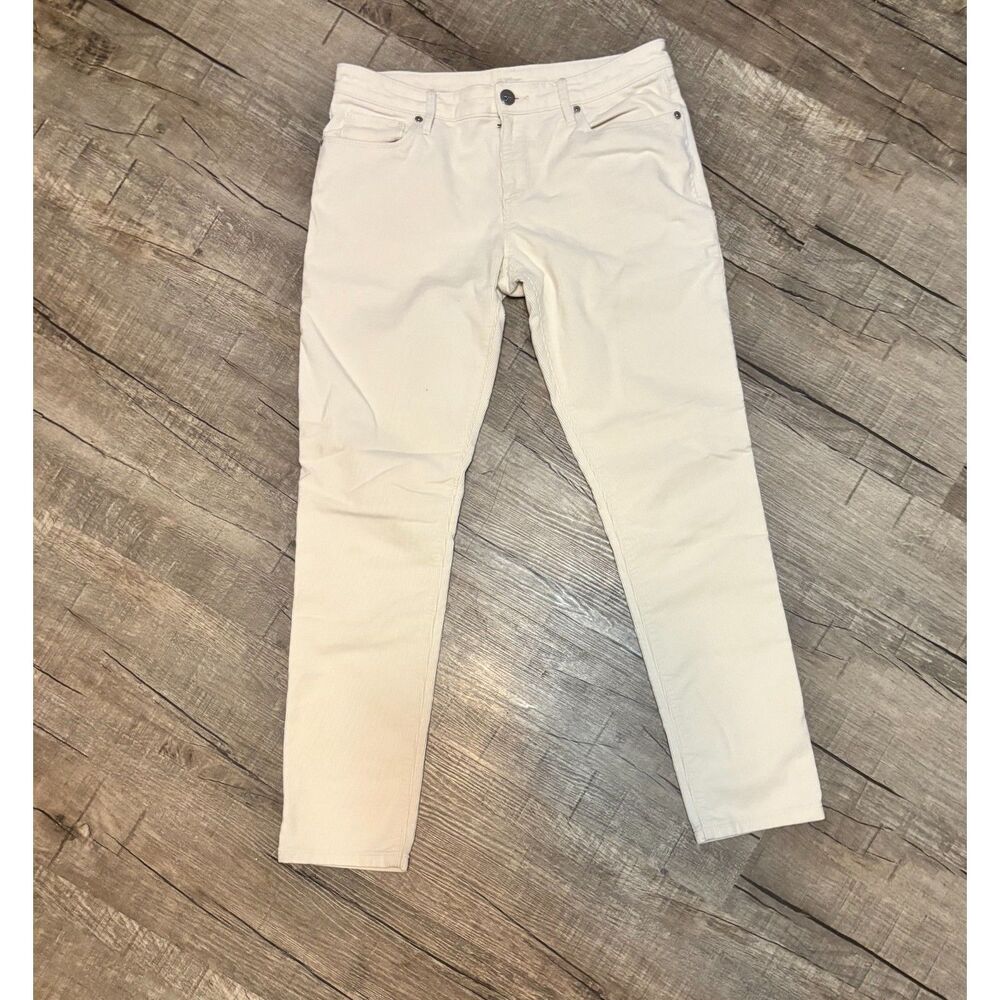 Women’s LOFT Relaxed Skinny Jeans Size‎ 4- 27 Waist White Mid Rise